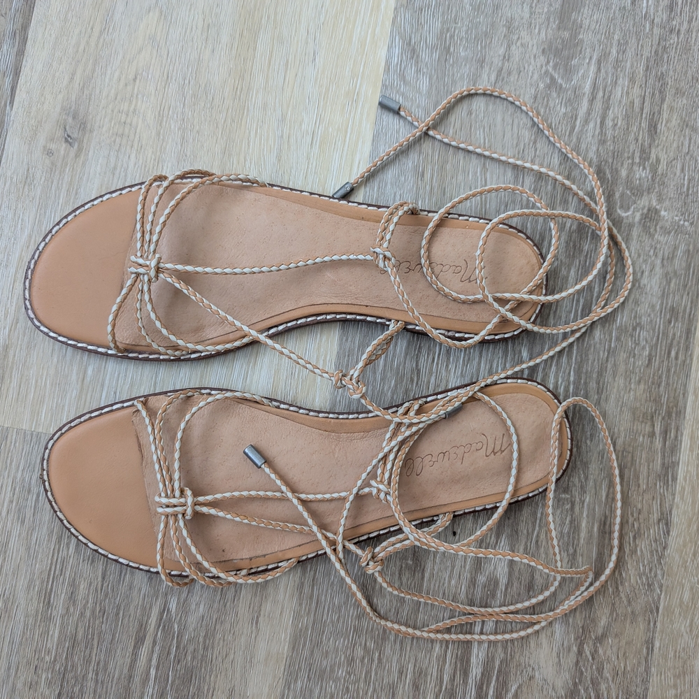 Madewell Tan Strappy Sandals